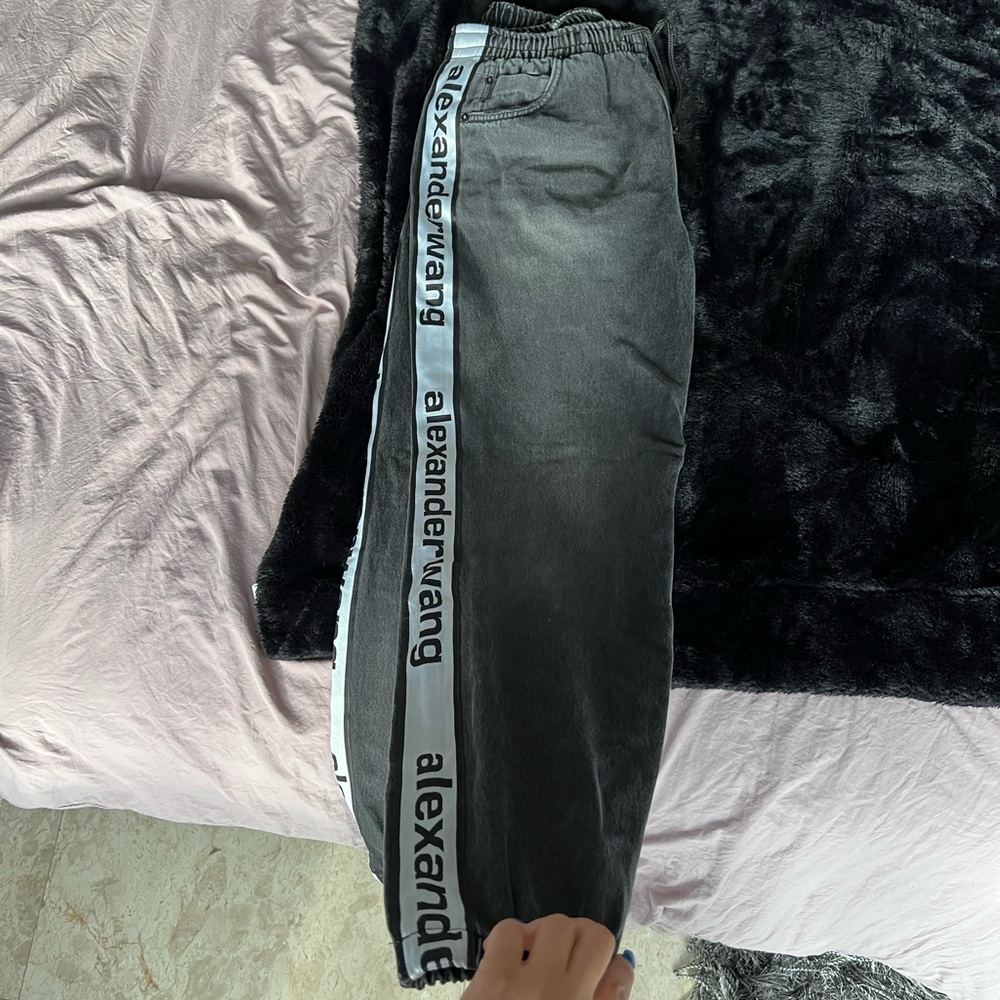 Alexander Wang Logo Printed Jogger Pants